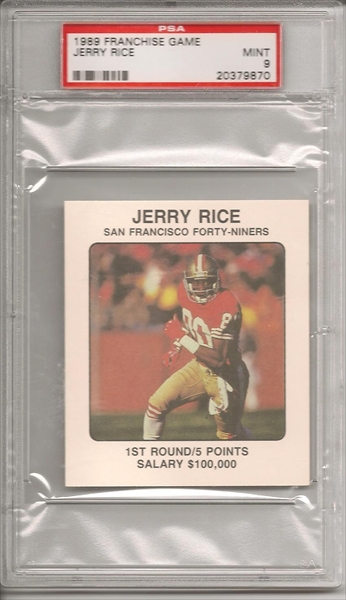 1995 Pinnacle Rookie Replay Jerry Rice #197 San Francisco 49ers