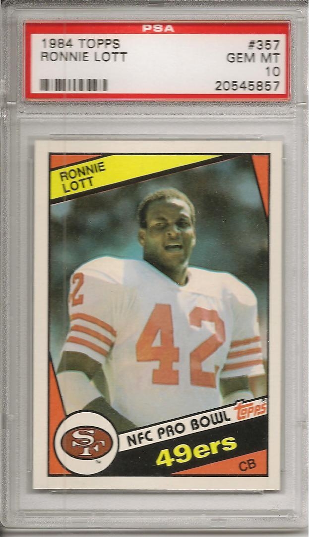 Ronnie Lott  PSA AutographFacts℠