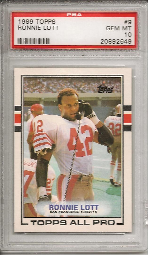 Ronnie Lott  PSA AutographFacts℠