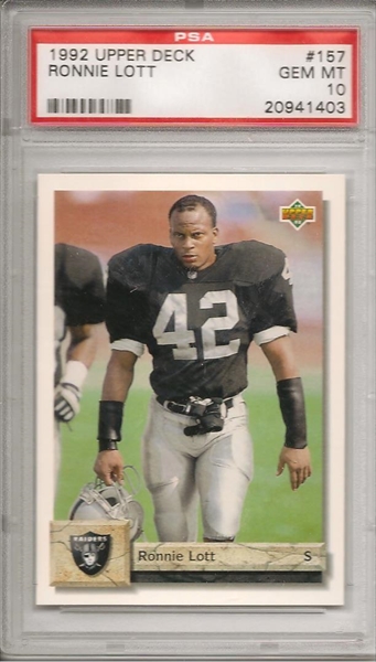 : 1991 Upper Deck #355 Ronnie Lott - San Francisco 49ers