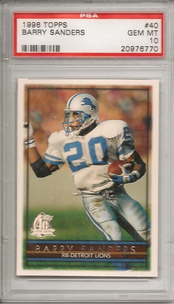 1996 barry sanders detroit - Gem