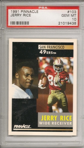 1998 Upper Deck SPx Finite #76 Jerry Rice SP /7600 MADE San