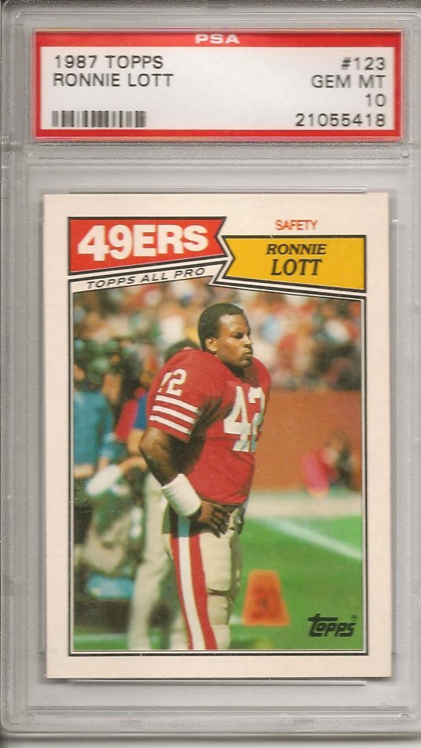 Ronnie Lott  PSA AutographFacts℠