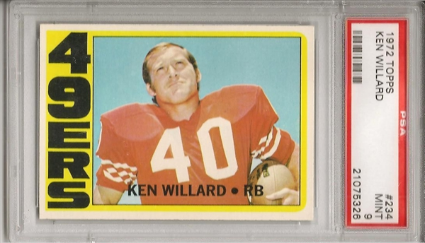 : 1972 Topps # 351 Pro Action Ken Willard San Francisco