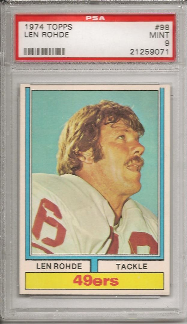 Football - 1974 Topps San Francisco 49ers: TheBartholomewCollection Set  Image Gallery