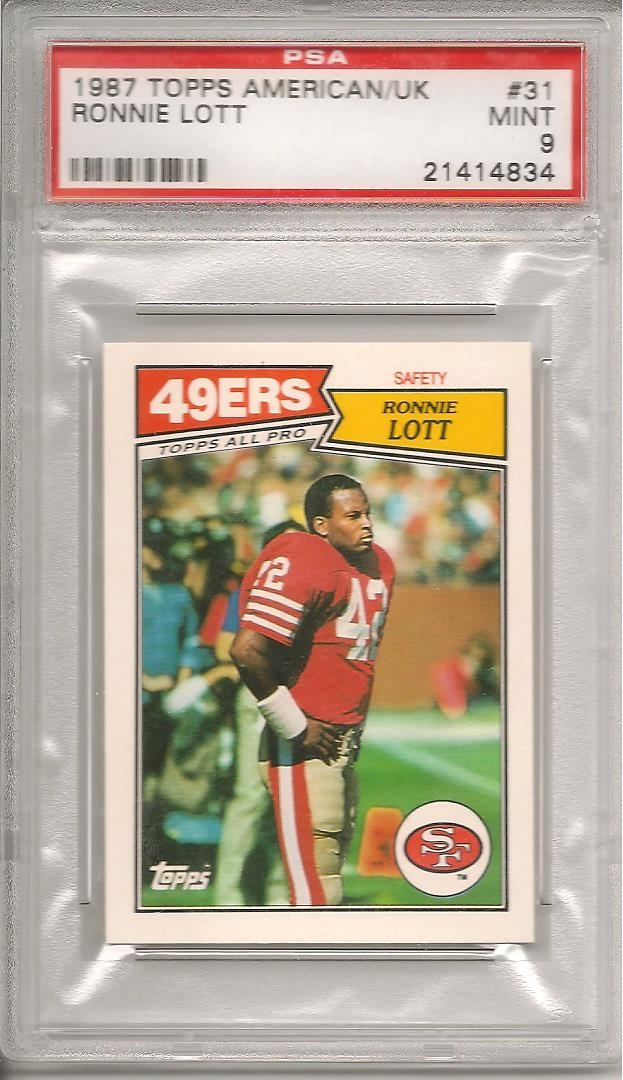 Ronnie Lott  PSA AutographFacts℠