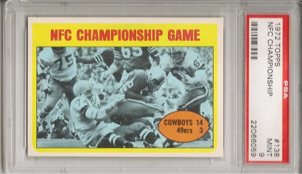 1972 Topps NFC Semi-Final Game