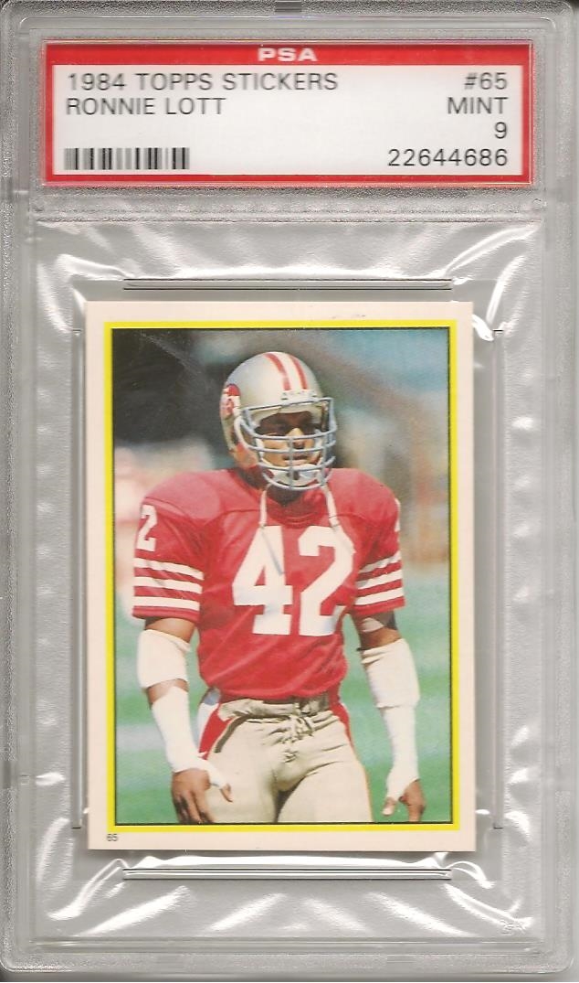 Ronnie Lott  PSA AutographFacts℠