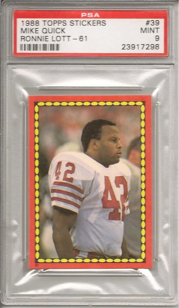 Ronnie Lott  PSA AutographFacts℠