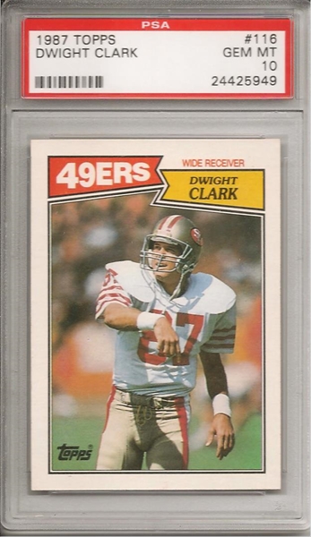 San Francisco 49ers 1987 Topps Football Team Set** Dwaine Board, Dwight  Clark, Roger Craig, Joe Cribbs, Don Griffin, Charles Haley, Tom Holmoe,  Ronnie