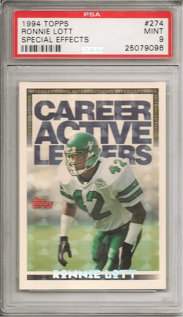 Ronnie Lott  PSA AutographFacts℠