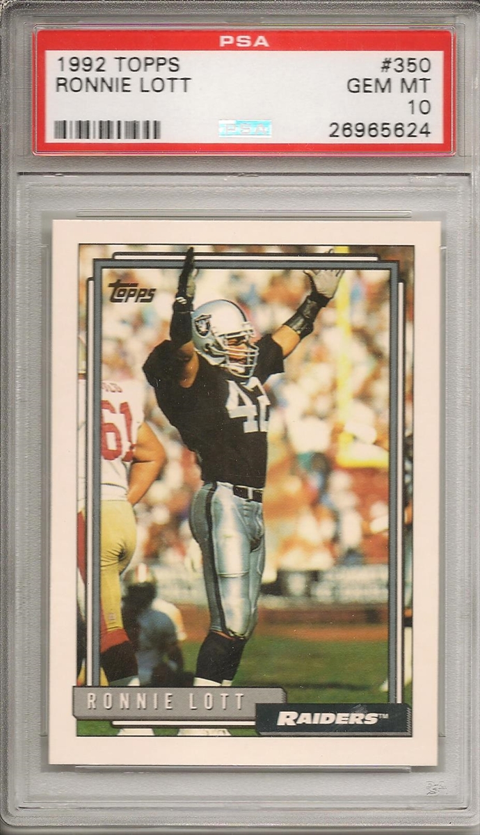 Ronnie Lott  PSA AutographFacts℠