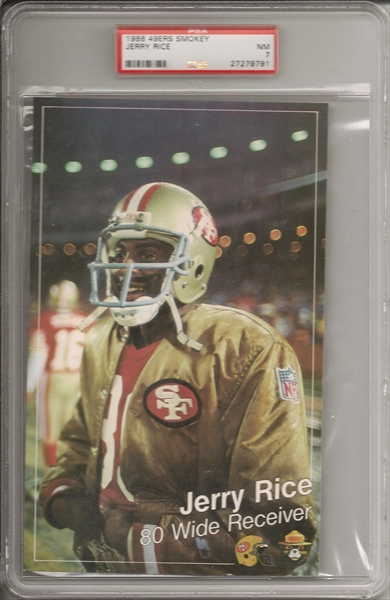 1996 Topps Chrome Tide Turners Jerry Rice Refractor #TT10 49ers PSA 8 NM-MT