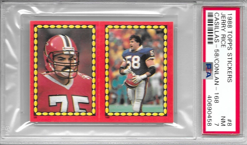 1995 ZENITH Z-TEAM JERRY RICE #ZT6 SAN FRANCISCO 49ERS HOF PSA 7 NM 62313915