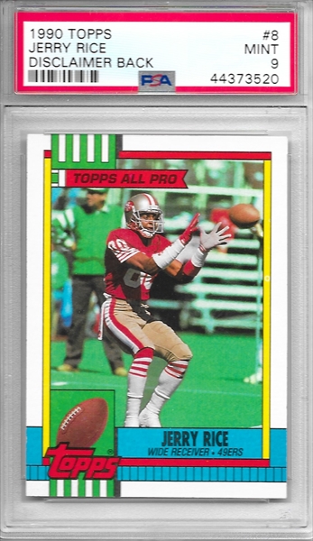 1996 Topps Jerry Rice 10 Gilt Edge San Francisco 49ers Football Card