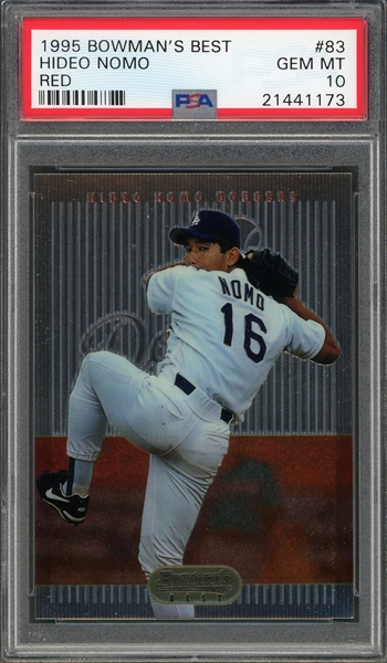 Hideo Nomo in 2023  Baseball cards, Old cards, Bowman