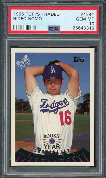 1995 UPPER DECK #226 HIDEO NOMO RC DODGERS PSA 10 B3594623-653 - 4 Sharp  Corners