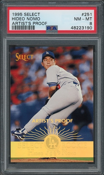  Hideo Nomo Card 1996 Fleer w/Jersey #13 BGS 7.5 (9.5 7 8 9) :  Collectibles & Fine Art