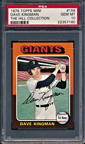 Dave Kingman Autographed 1972 Topps Rookie Baseball Card