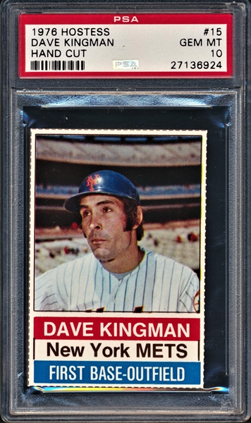 New York Mets Dave Kingman 1976 Hostess Baseball Card # 15 !