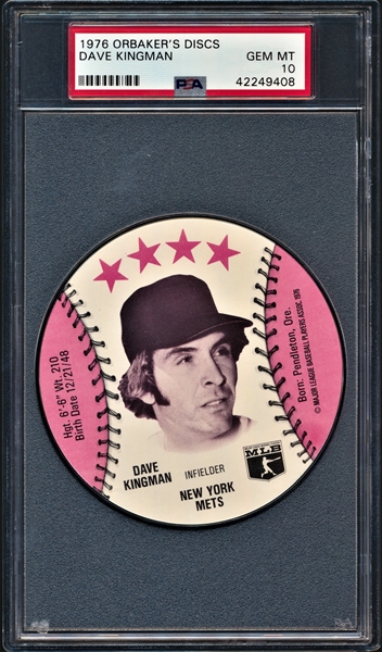 Baseball - Dave Kingman Master Set: Sky King of Kong Cards