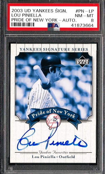 PAUL O'NEILL 2003 UD Yankees Signature Series Pride of NY AUTO CARD# PN-PO