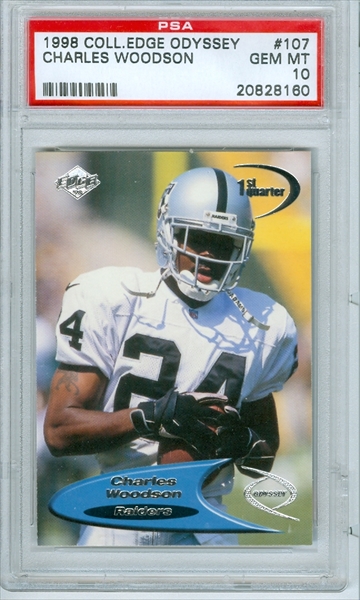 : 1998 Bowman Football Rookie Card #181 Charles Woodson :  Collectibles & Fine Art