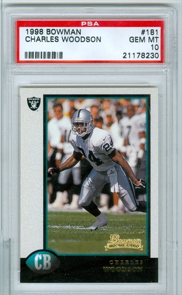 Charles Woodson Rookie Cards Date to Last Century