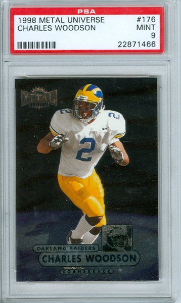 1998 Skybox Premium Charles Woodson Rookie Card #232 Oakland