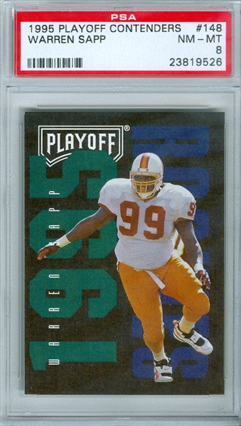 ⭐ PSA-9 – WARREN SAPP ORANGE WAVE 34/60 POP 1/1 – TRADINGCARD360