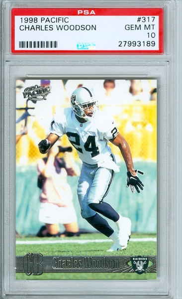 Football, Charles Woodson Rookie Set All Time Set: JFuhrman14