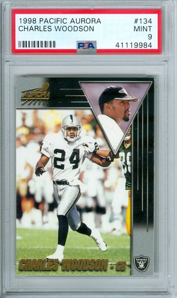 Charles Woodson Rookie Card 1998 Ultra #203 GMA 8.5 NM-MT+