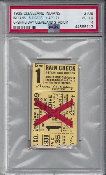 Cleveland Indians 1948 World Series 24'' Ticket Stub