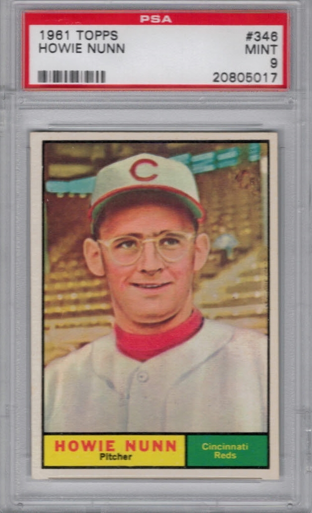  1961 Topps # 328 Jim O'Toole Cincinnati Reds (Baseball