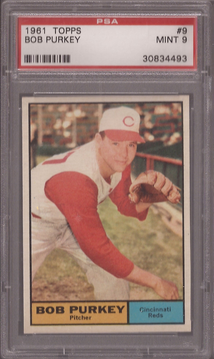  1961 Topps # 378 Wally Post Cincinnati Reds (Baseball