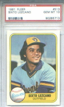 1976 Topps Sixto Lezcano