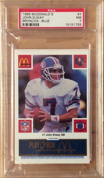 2000 Certified John Elway #/100 Pro Bowl Appearances Fabrics Game