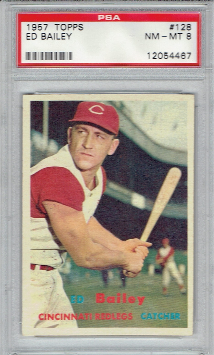  1957 Topps # 157 Wally Post Cincinnati Reds (Baseball