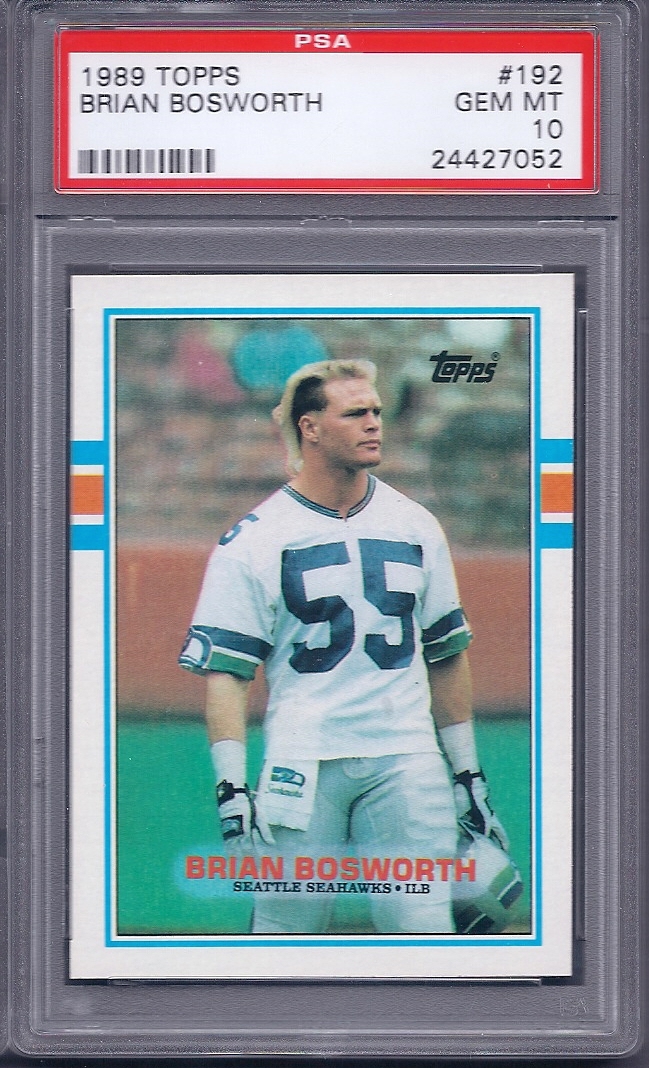 Football - Brian Bosworth Master Set: SMB Pieces of History Set