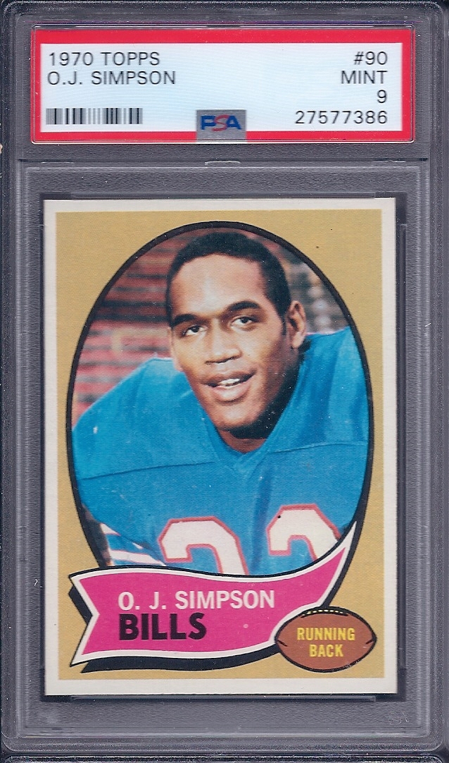 1978 Topps Football Cards - # 400 O. J. Simpson, RB, San Francisco '49ers