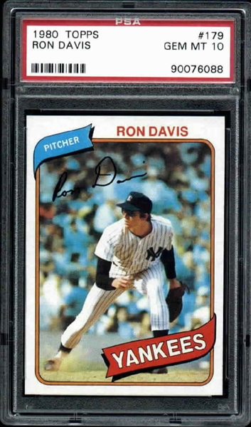 1980 Topps Baseball Yankees Ron Guidry Card300 