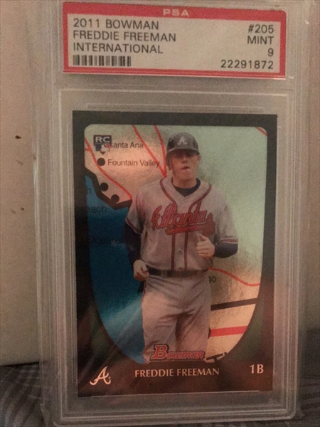 2011 Bowman International 205 Freddie Freeman Rookie