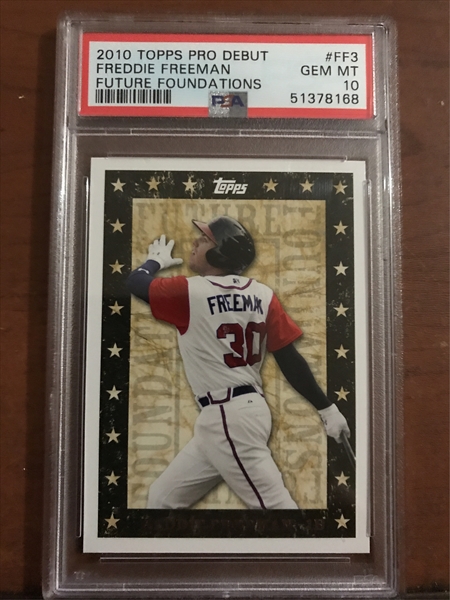  2018 Topps Freddie Freeman Braves Commerative Patch