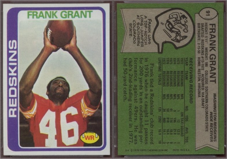 frank grant redskins