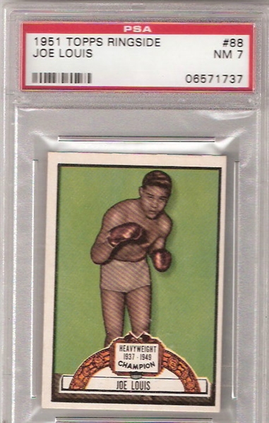 Exhibits Pair Of Joe Louis Cards (119254)