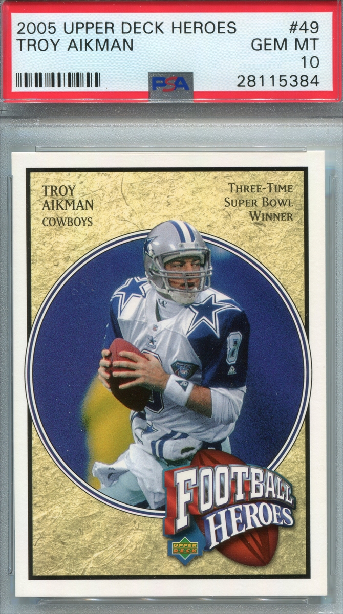 PSA Set Registry Showcase: 1993 SP Dallas Cowboys Team Set