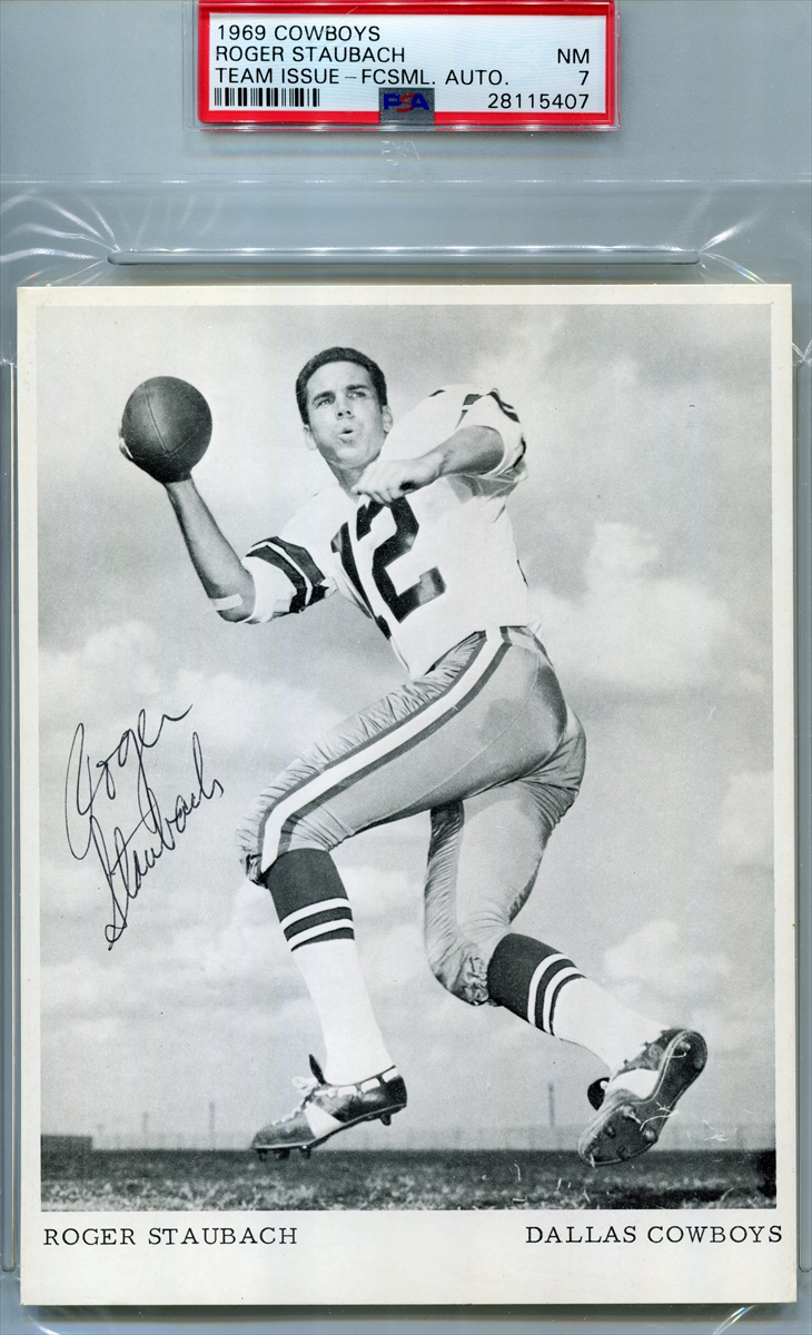 Roger Staubach Signed Sport Jan 77 No Label Heisman Cowboys