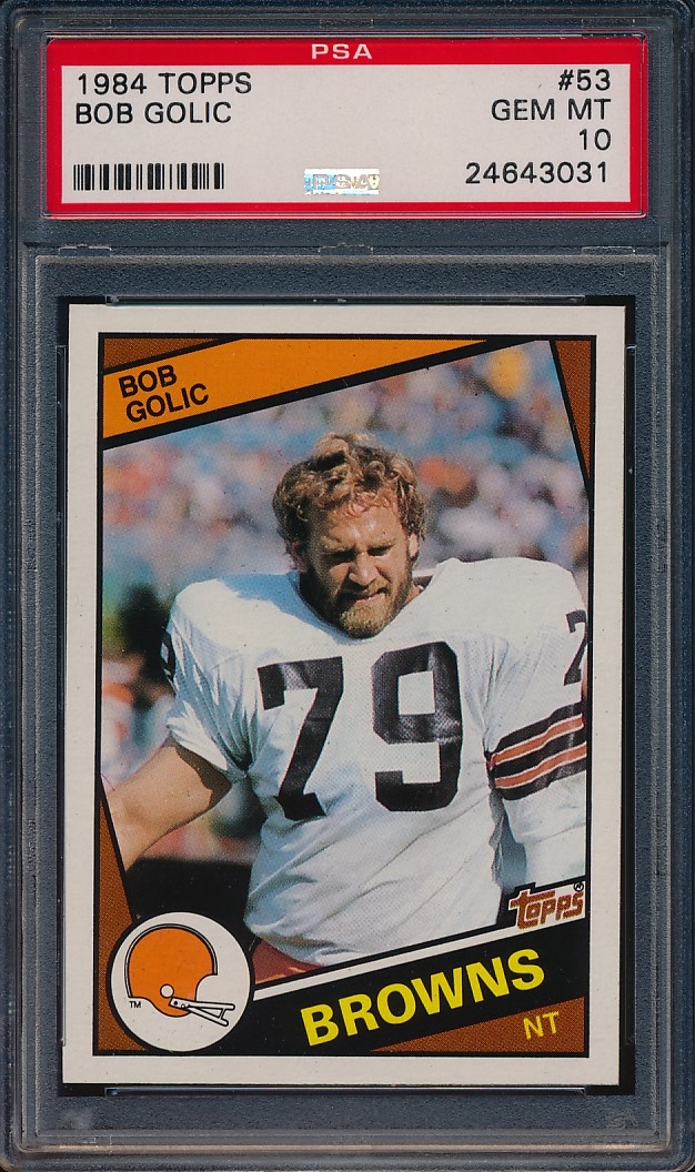 Football - 1984 Topps Cleveland Browns: Winston Collection 2016