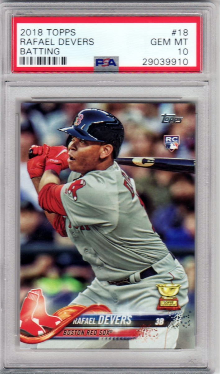 ORIGINAL Rafael Devers Boston Red Sox Topps player Jersey 