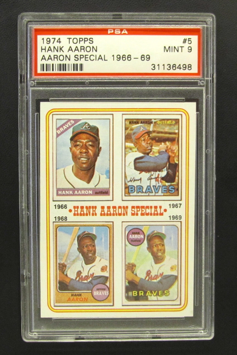  1974 Topps # 6 Special 1970-73 Hank Aaron Atlanta